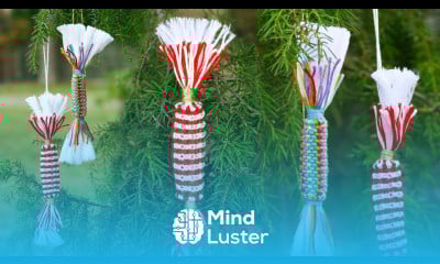 Easy Macrame Candy Ornaments DIY 2 Patterns 