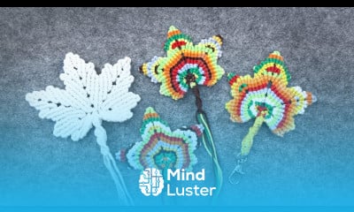 Colorful Maple Leaf Macramé Tutorial 