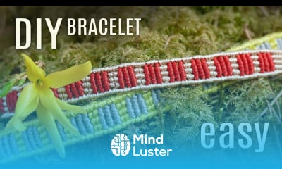 DIY Striped Bracelet Easy Macrame School