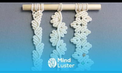 3 FLORAL MACRAME LEAF PATTERNS FOR MICRO MACRO MACRAMÉ