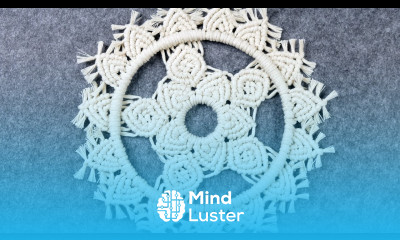 MACRAME WALL HANGING MANDALA FLOWER  DIY