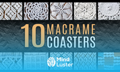 10 EASY MACRAME COASTERS DIY TABLE DECORATION CRAFT IDEAS