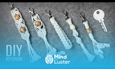 MACRAME KEYCHAIN PATTERNS  DIY