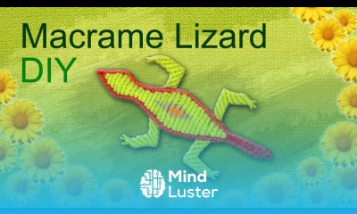 How to Make a Macrame LIZARD Tutorial