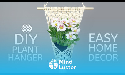 MACRAME PLANT HANGER PATTERN FOR BEGINNERS DIY POT HOLDER