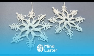 MACRAMÉ ORNAMENTS DIY SNOWFLAKES EASY 