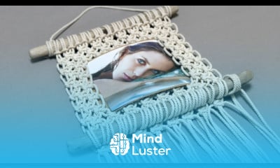 Easy Macrame Photo Frame Wall Hanging Tutorial Home Decor Ideas