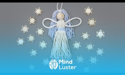 DIY ANGEL MACRAMÉ DOLL EASY CHRISTMAS ORNAMENT TUTORIAL