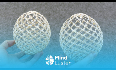 EASY MACRAME EGG DIY SPHERE BALL ON BALLOON HANGING LANTERN