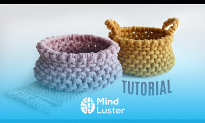 Woven Macrame Basket DIY