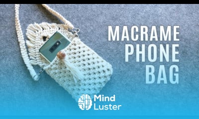 DIY Macrame Phone Bag Easy