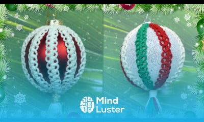 DIY Elegant Macrame Christmas Baubles EASY Holiday Crafts 2022