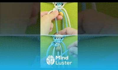 2 ways to make a rope flower chain shorts