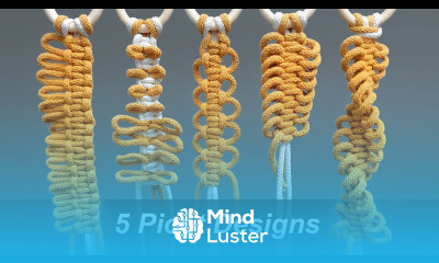 5 Picot Designs Decorative Macrame Knots