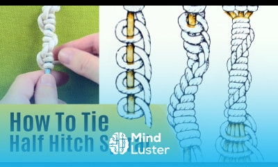 How To Tie Half Hitch Spiral
