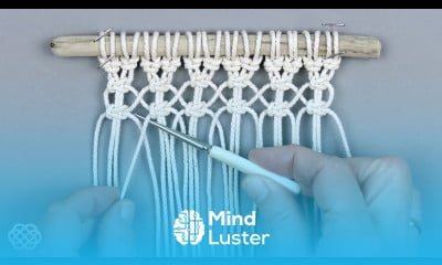 Cat s Paw Knot Crisscross Treasure Mesh Pattern Tutorial