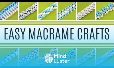 21 Easy Macrame Crafts Knots Patterns Braids For Beginners Beyond