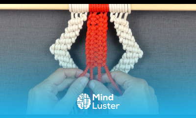 Geometric Macramé Zig Zag Pattern Tutorial for Wall Hanging Home Decor