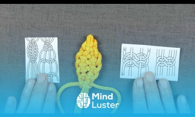 Macramé Knots Pattern for making leaves and petals Macrame for Beginners