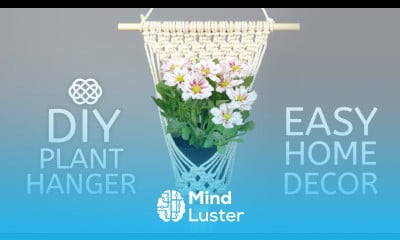 MACRAME PLANT HANGER PATTERN FOR BEGINNERS DIY POT HOLDER