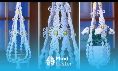 Easy Macrame Plant Hanger Flower Design DIY