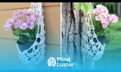EASY PLANT HANGER BASKET DIY POT HOLDER HANGING PLANTER