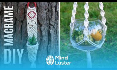 DIY Macrame Wall Hanger Plant Hanger Easy Crafts