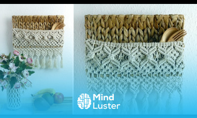 Macrame Woven Wall Basket DIY