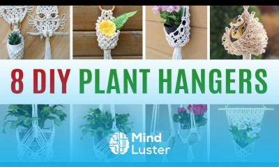 8 DIY Macrame Plant Hangers Plant hanging ideas