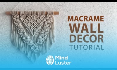 Macrame Wall Hanging DIY Home Decor