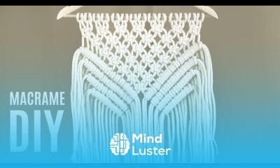 How To Make Easy Macramé Wall Hanging Wall Decor Tutorial DIY