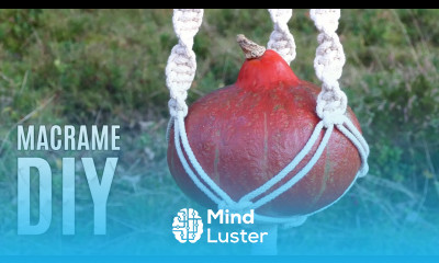 DIY Pumpkin Hanger Macramé Plant Hanger Tutorial