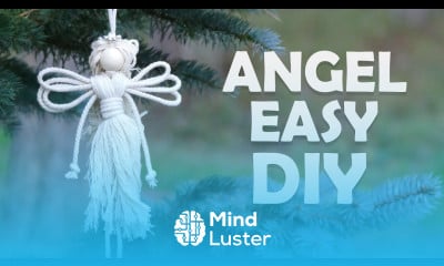 EASY DIY ANGEL Christmas Craft ideas by Macrame School