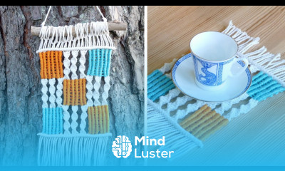  Wall Hanging Coaster Tutorial  Home Decor Ideas