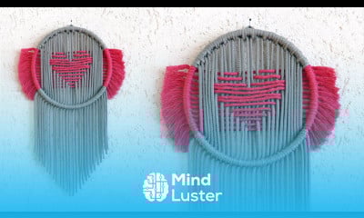 Super Easy Rope Heart DIY Wall Decor for Valentines