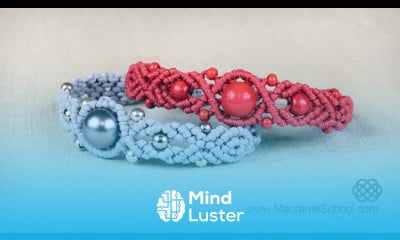 Musical Big Bead Bracelet Tutorial by Macrame School