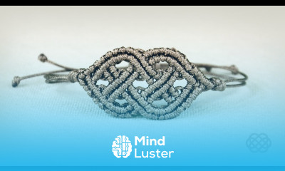 Celtic Bracelet Tutorial in Vintage Style Macrame School