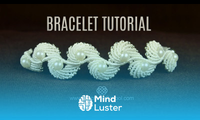 Macramé Seashell Bracelet TUTORIAL in Vintage Style