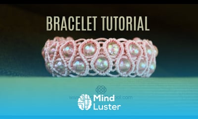 Pearls in Waves Snaky Bracelet Tutorial in Vintage Style DIY