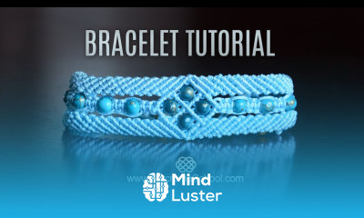 Macramé Window Bracelet Tutorial by Macrame School