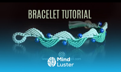 Berry Leaf Bracelet Tutorial by Macrame School