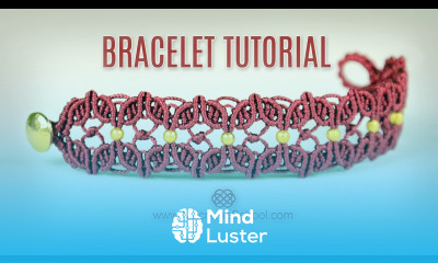 Floral Macramé Bracelet Tutorial in Vintage Style