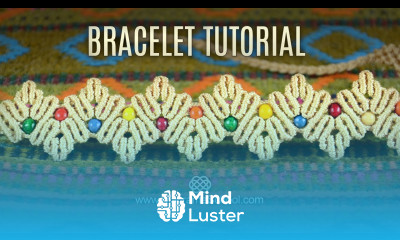 Zig Zag Herringbone Bracelet Tutorial by Macrame School