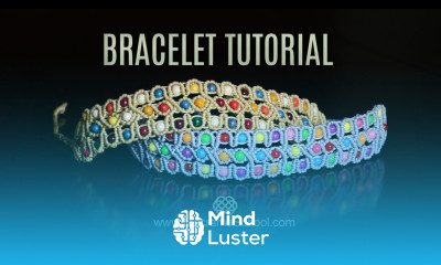 Celtic Inspired Beaded Macramé Bracelet Tutorial