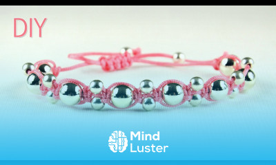 DIY Alternating Shamballa Bracelet Easy Tutorial