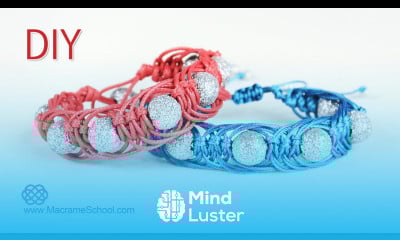 DIY Easy Macrame Party Bracelets