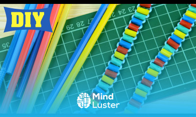 DIY Drinking Straw Party Bracelet Easy Recycling Project