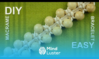 DIY Arm Candy Square Knot Beaded Stackable Bracelet