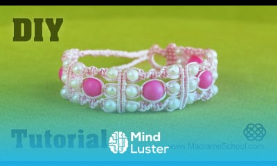 DIY Triple Spiral Knot Bracelet with Beads  Easy Tutorial