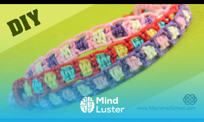 DIY Easy Friendship Bracelets using Square Knot